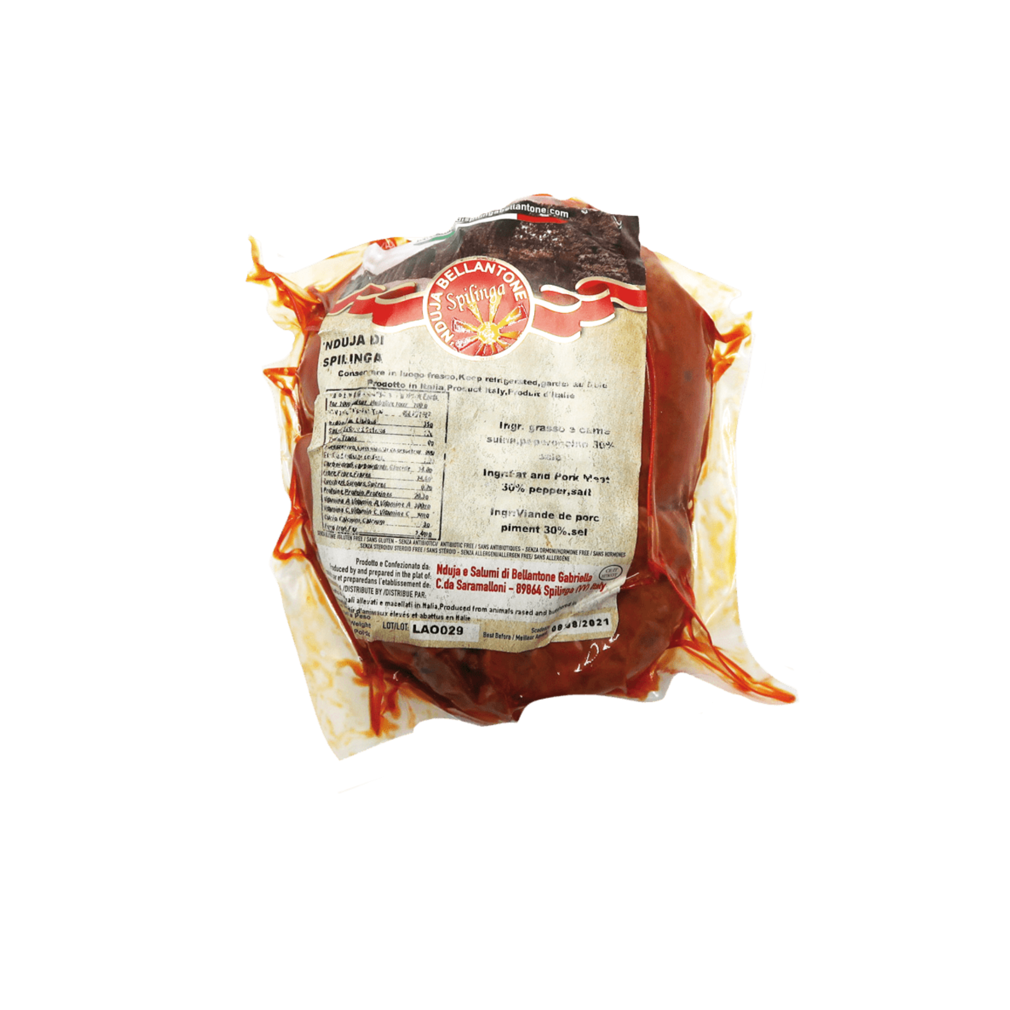 'Nduja di Spilinga – Embutido picante italiano – Horeca