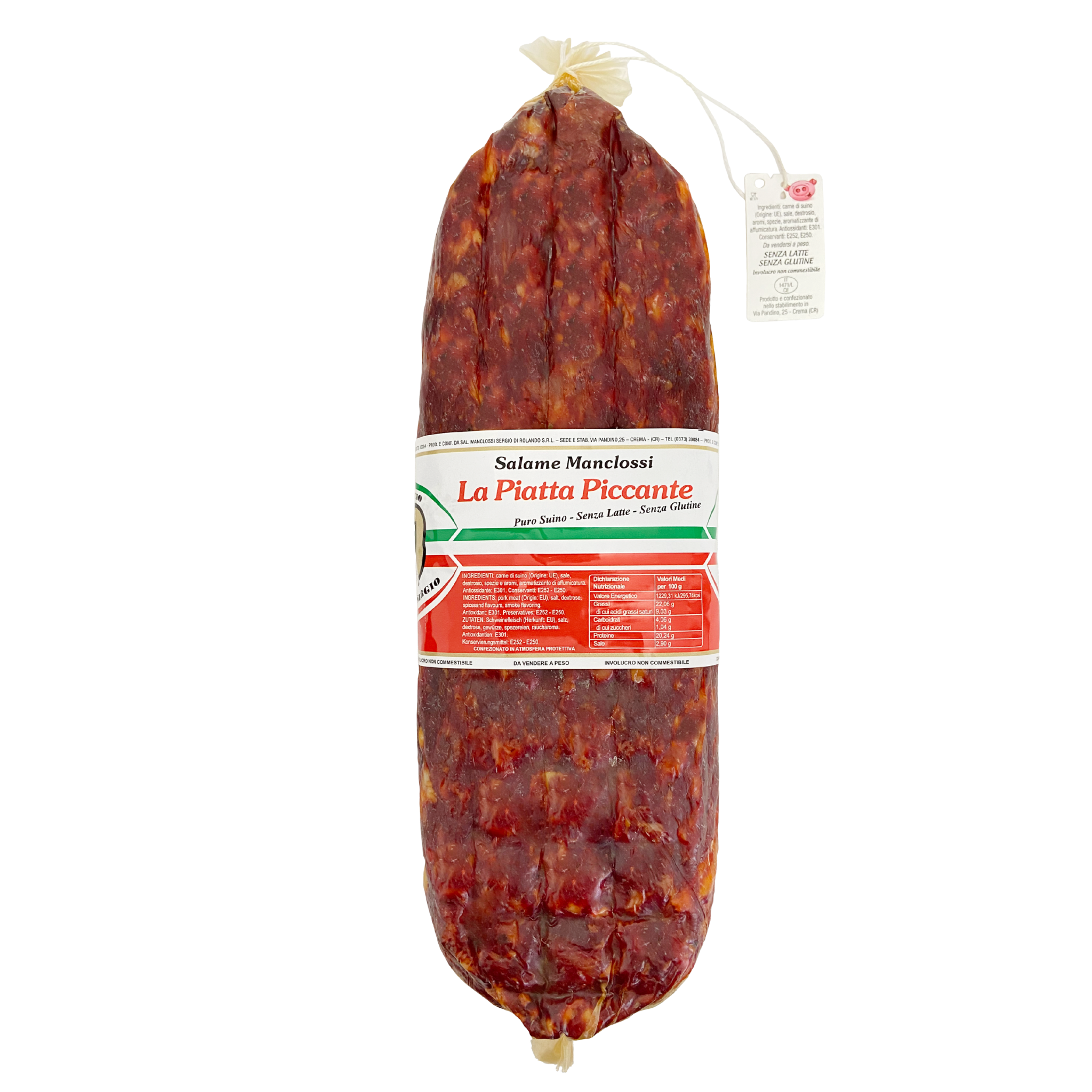 Spianata Piccante – Manclossi – Embutido Italiano – Profesional Horeca