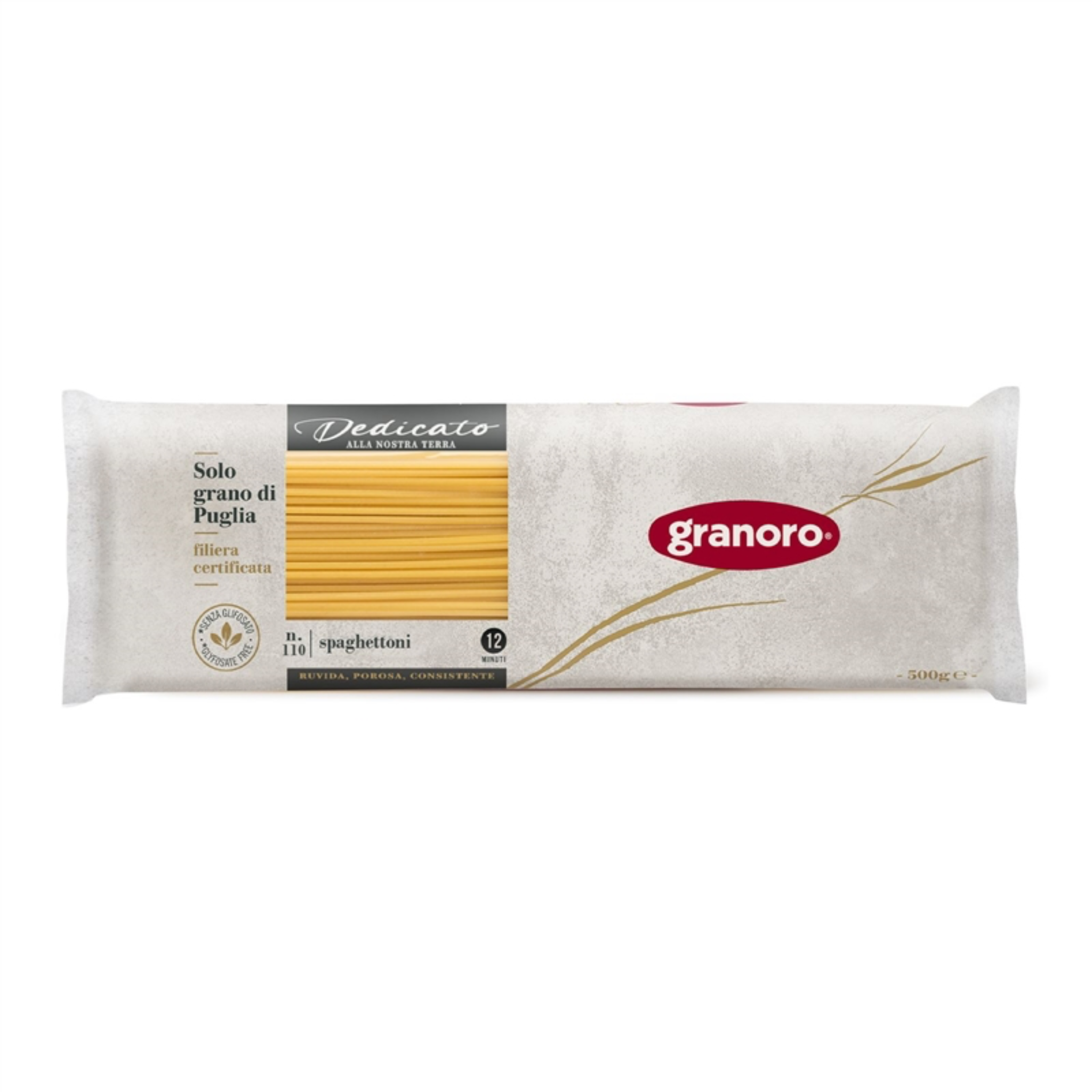 Granoro Spaghettoni Dedicato Nº 110 – Pasta italiana 100% Puglia de trigo duro