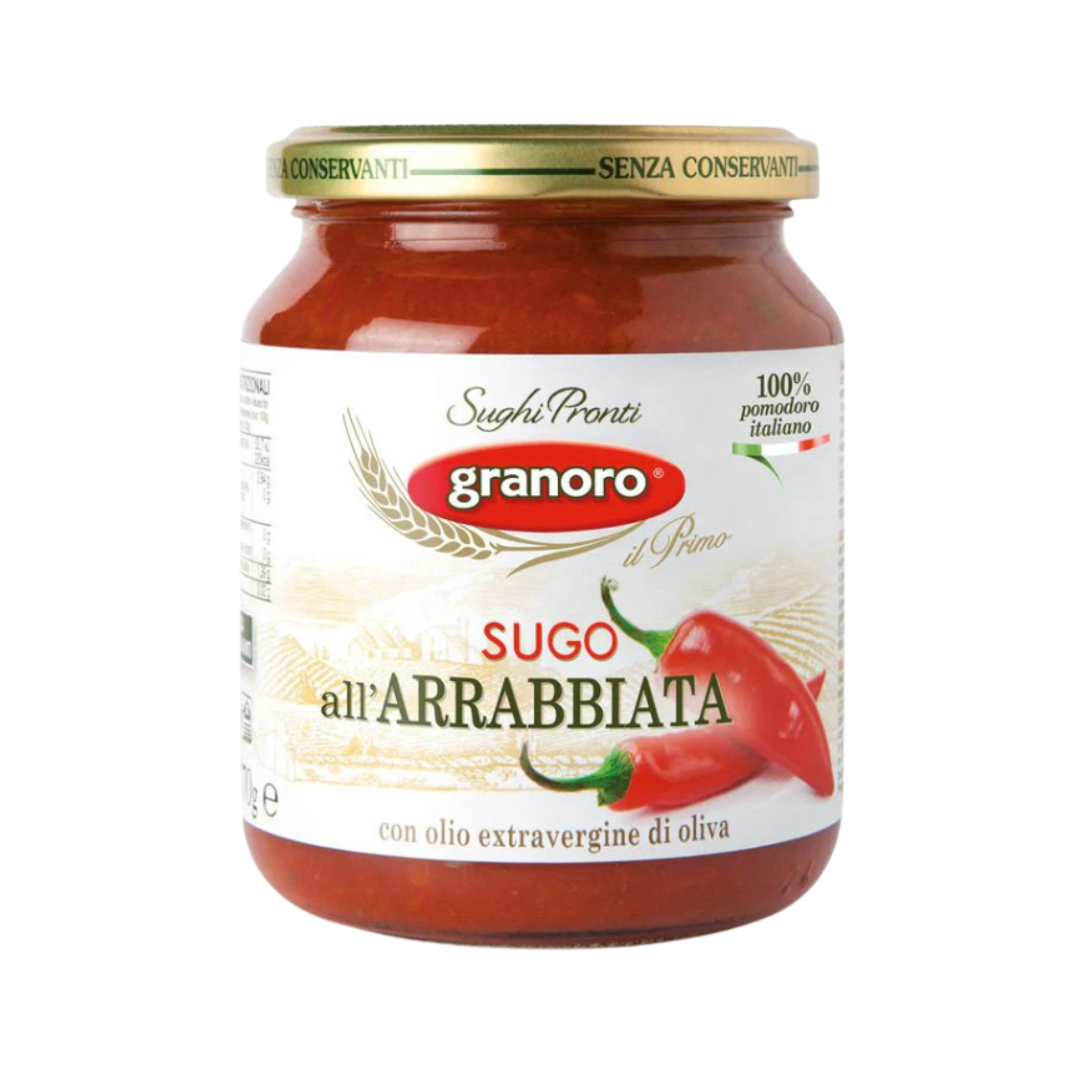 Granoro Sugo all’Arrabbiata – Salsa italiana picante de tomate y guindilla