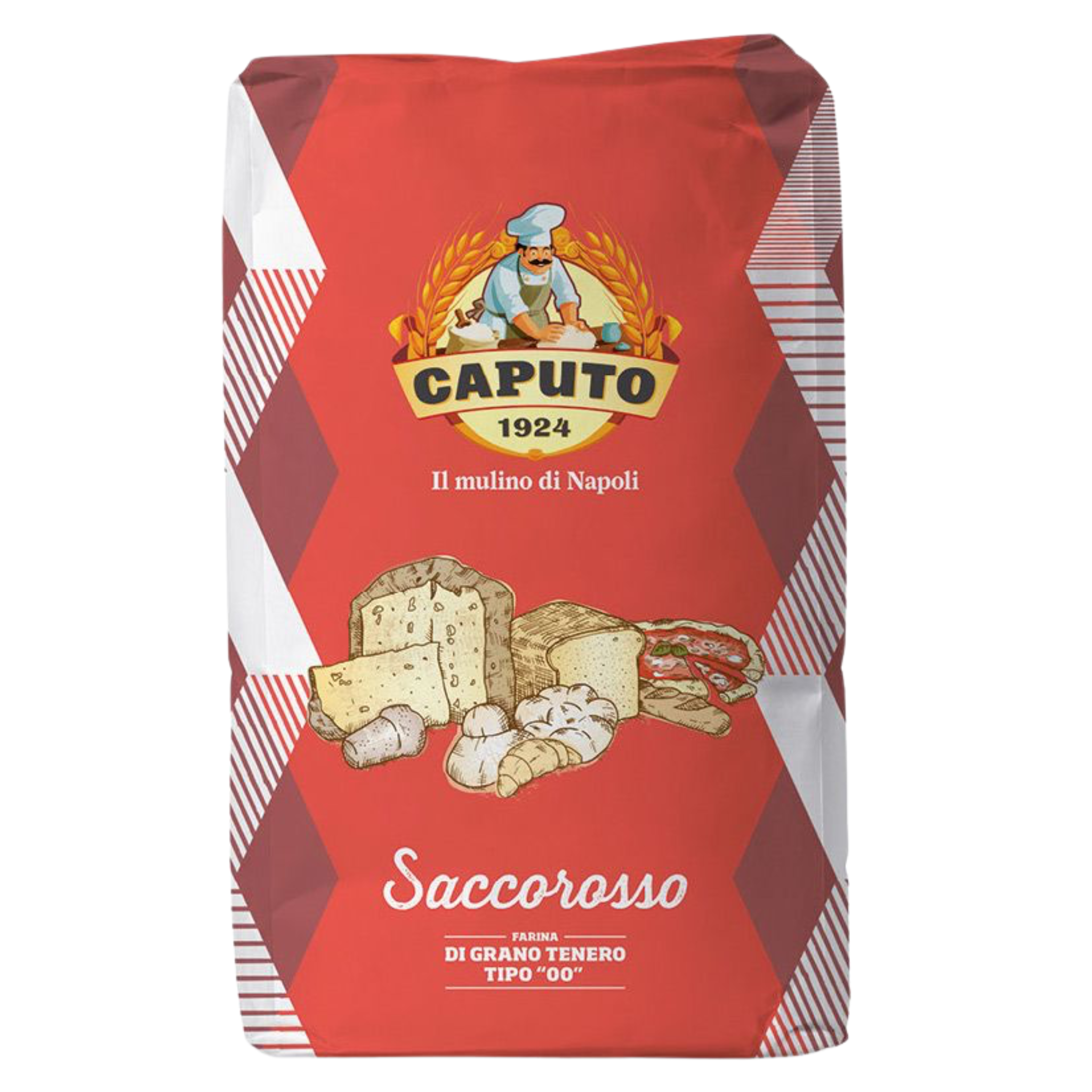 Harina Caputo Rossa 3 – Tipo 00 – Profesional Horeca – Saco 25 kg