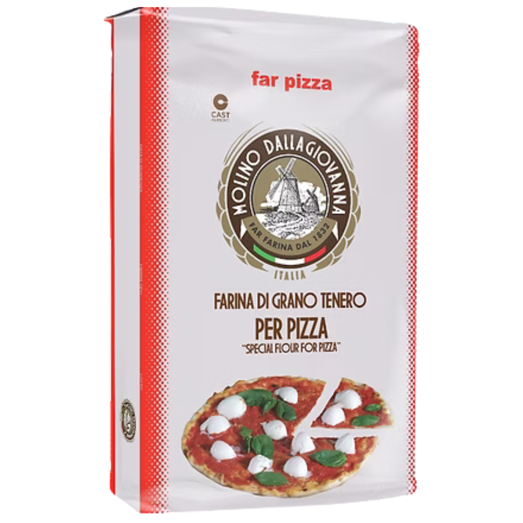 Harina S ROSSA – Tipo 00– W390 – Dalla Giovanna Profesional 25 kg