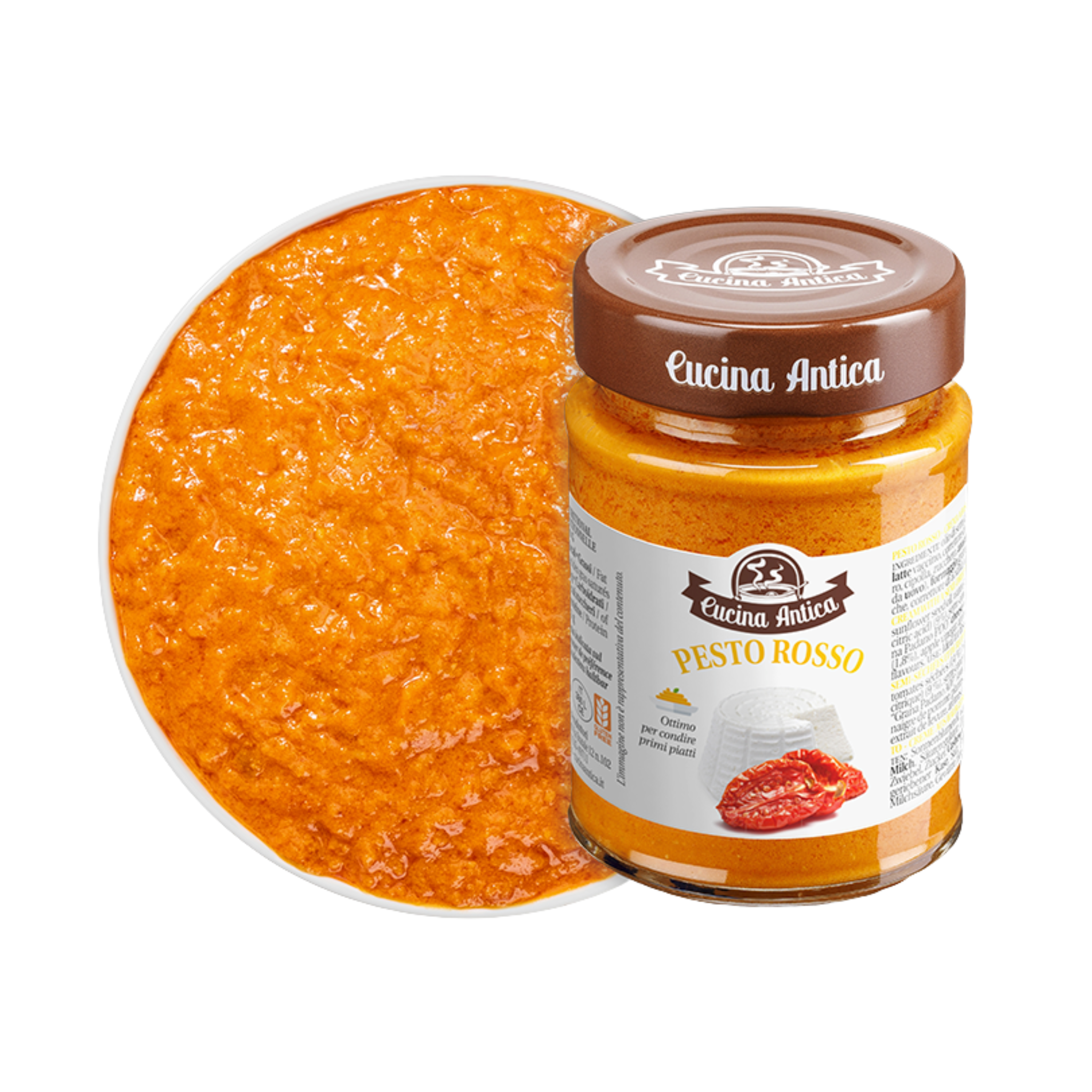 Pesto Rosso – Salsa italiana con tomates secos y albahaca