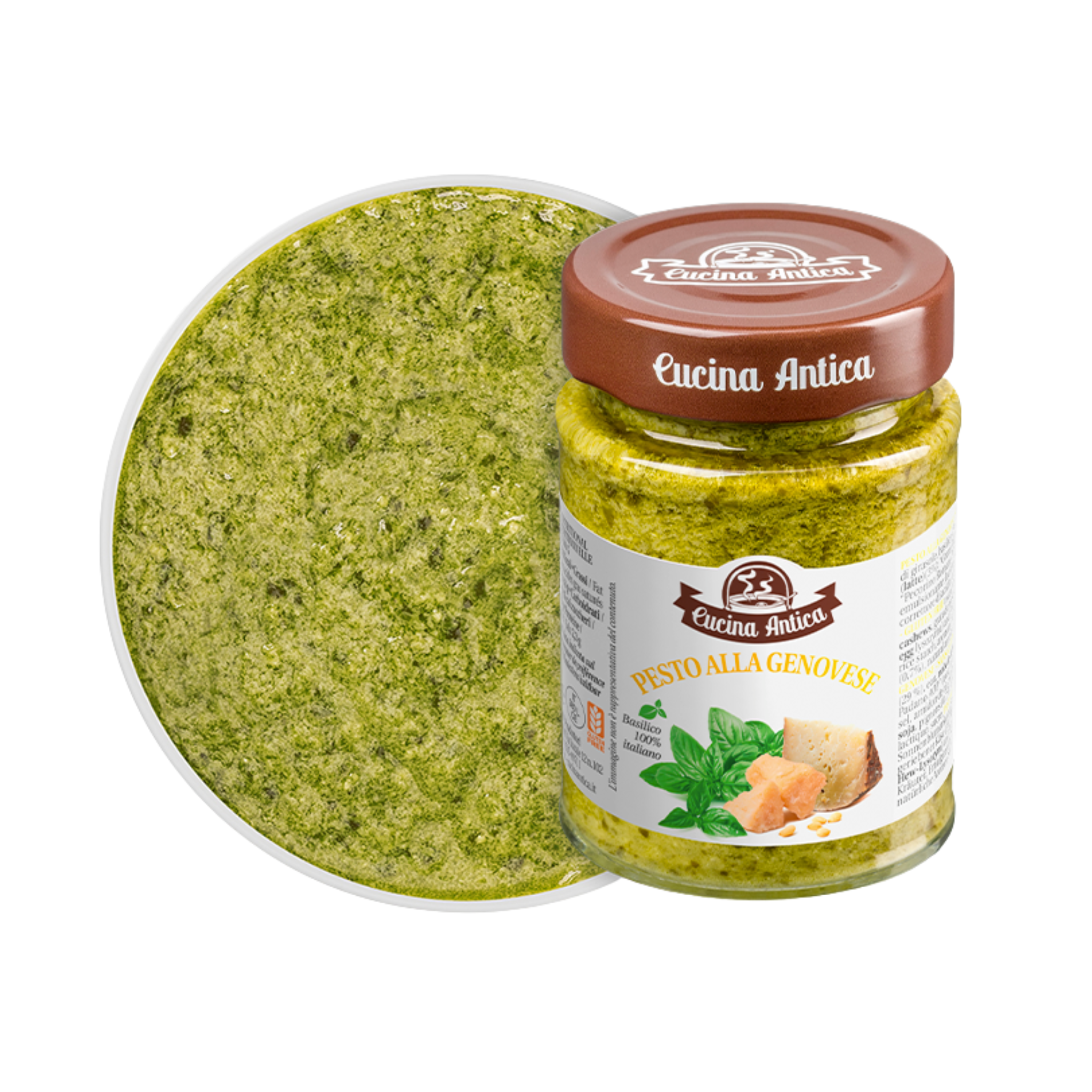 Pesto alla Genovese – Salsa tradicional italiana con albahaca y piñones