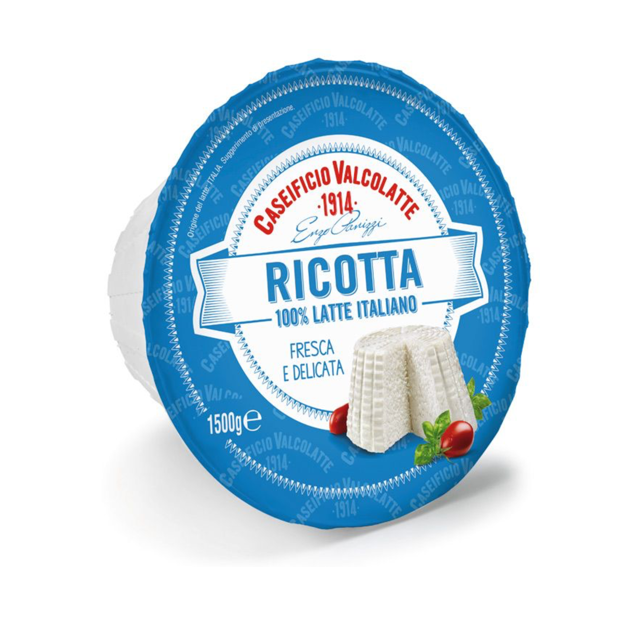 Ricotta Italiana en Vaschetta 1,5 kg – Queso Profesional Horeca