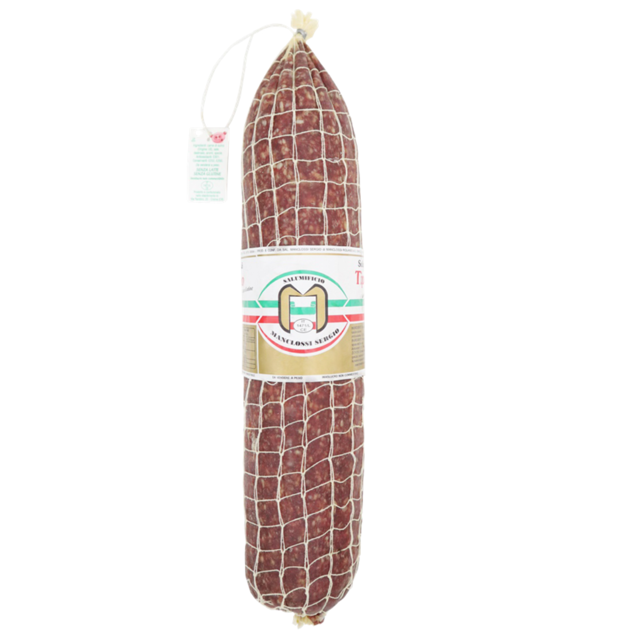 Salame tipo Milano Manclossi – Pieza 1,5 kg – Profesional Horeca