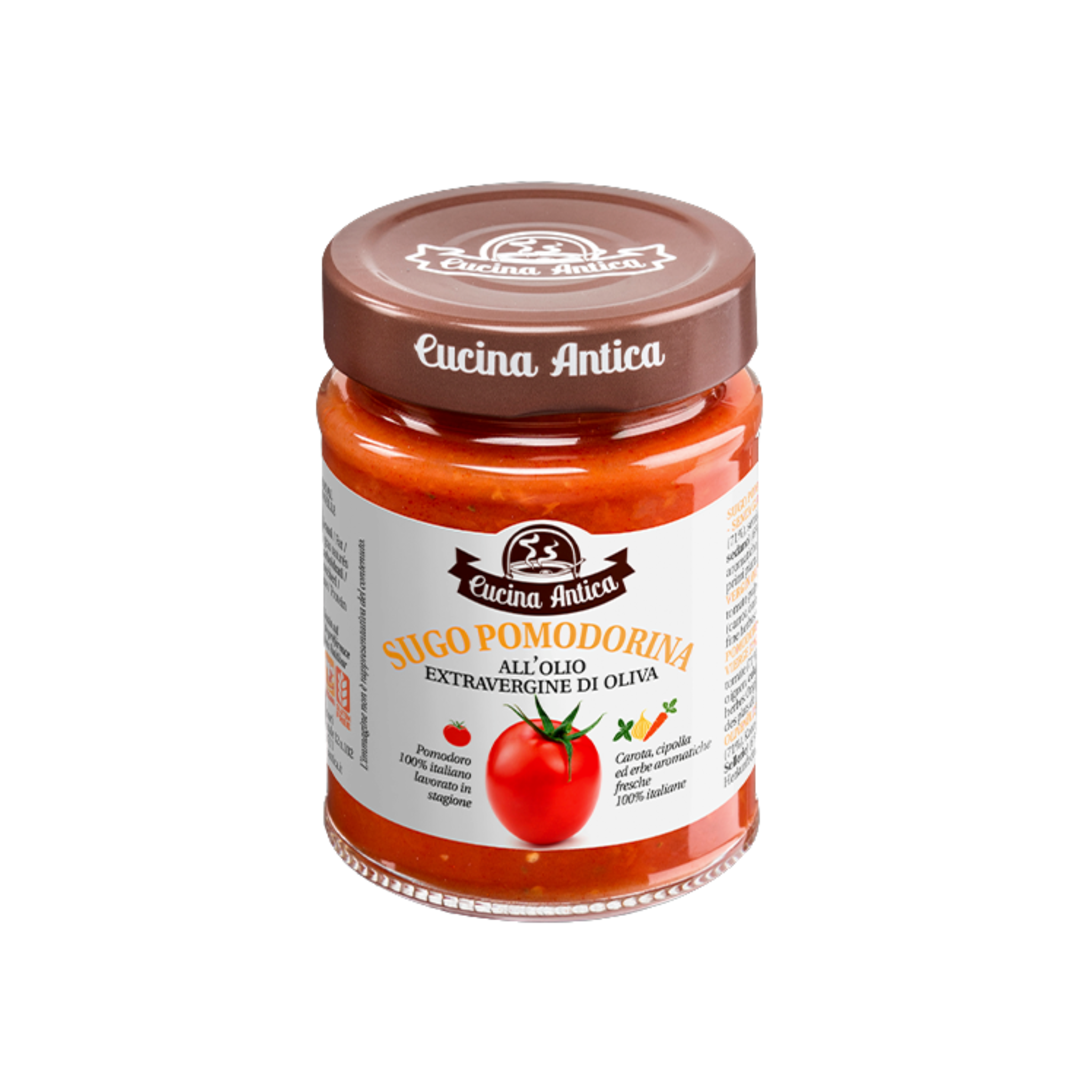 Sugo Pomodorina – Salsa de tomate italiana con verduras frescas