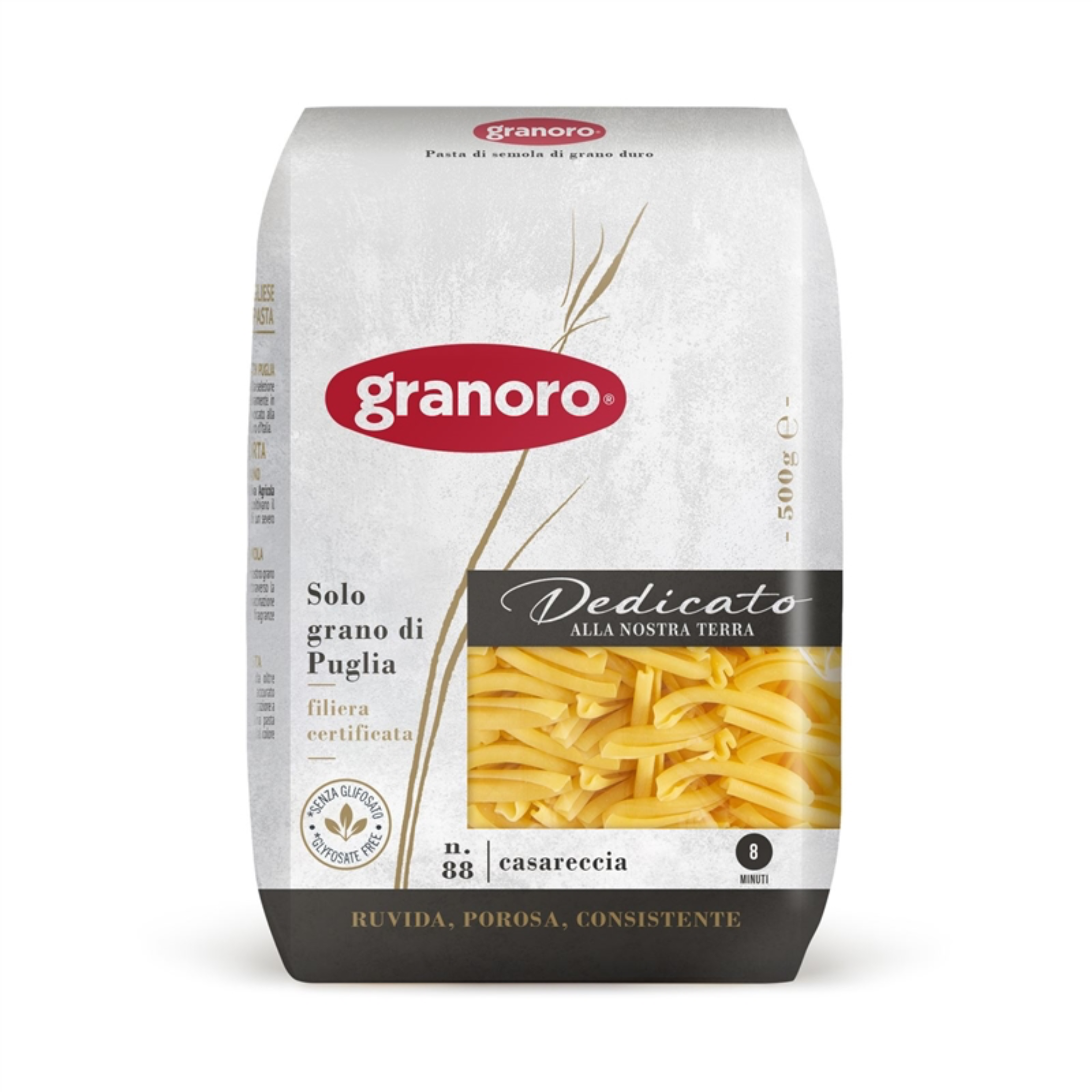 Granoro Casereccia Dedicato N° 88 – Pasta italiana 100% de trigo duro de Apulia
