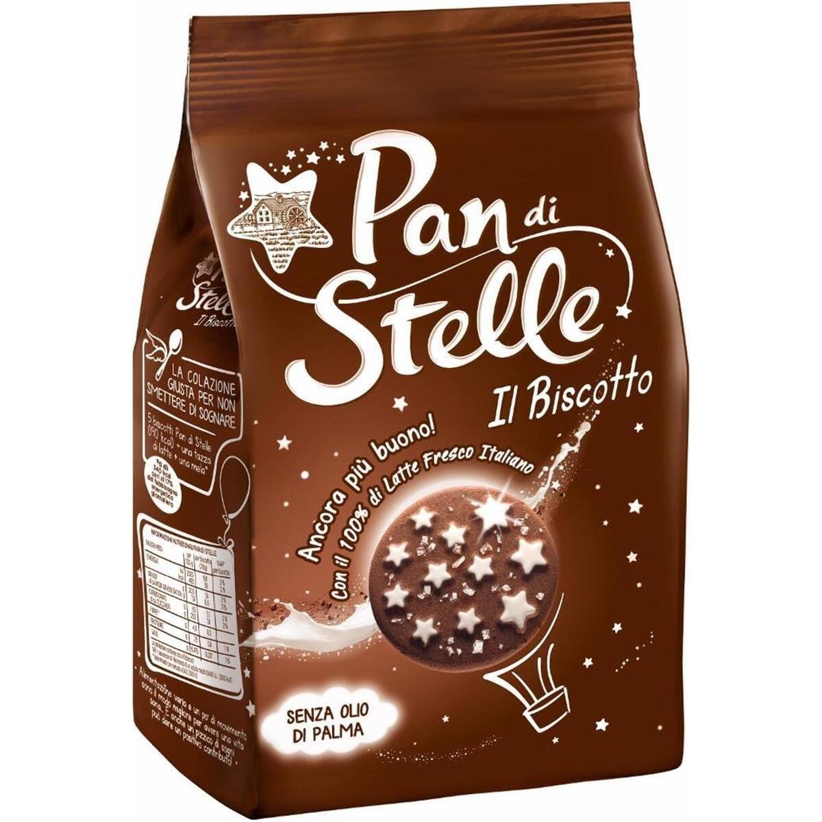 Galletas Pan di Stelle 350g - Auténticas galletas de cacao italianas